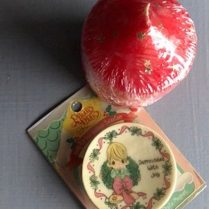 Precious Moments magnet and candle